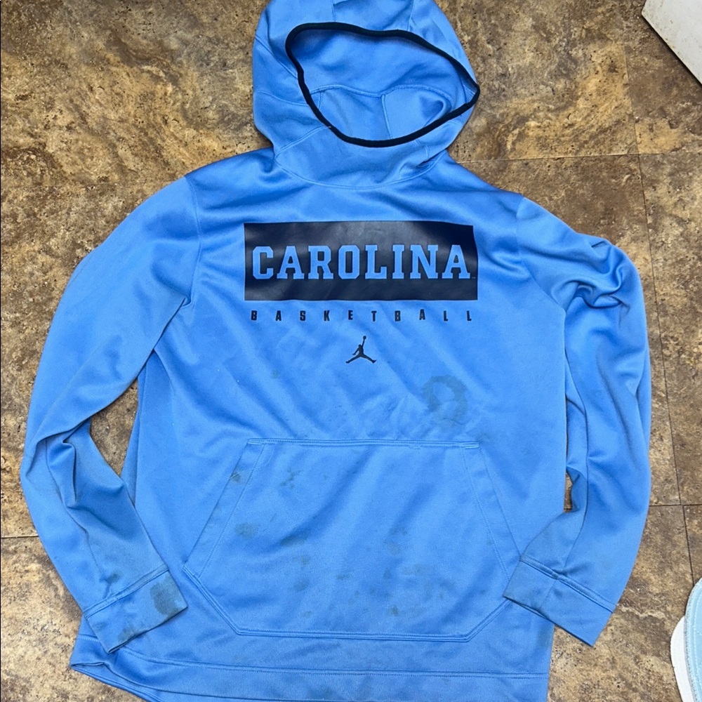 Jordan Carolina Basketball Blue Hoodie
